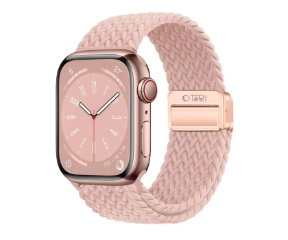 Pasek do smartwatchy Tech-Protect Nylonmag do Apple Watch 40/41/42 mm Dusty Rose